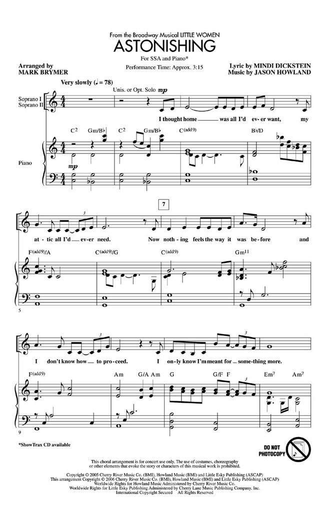 Astonishing (from Little Women)